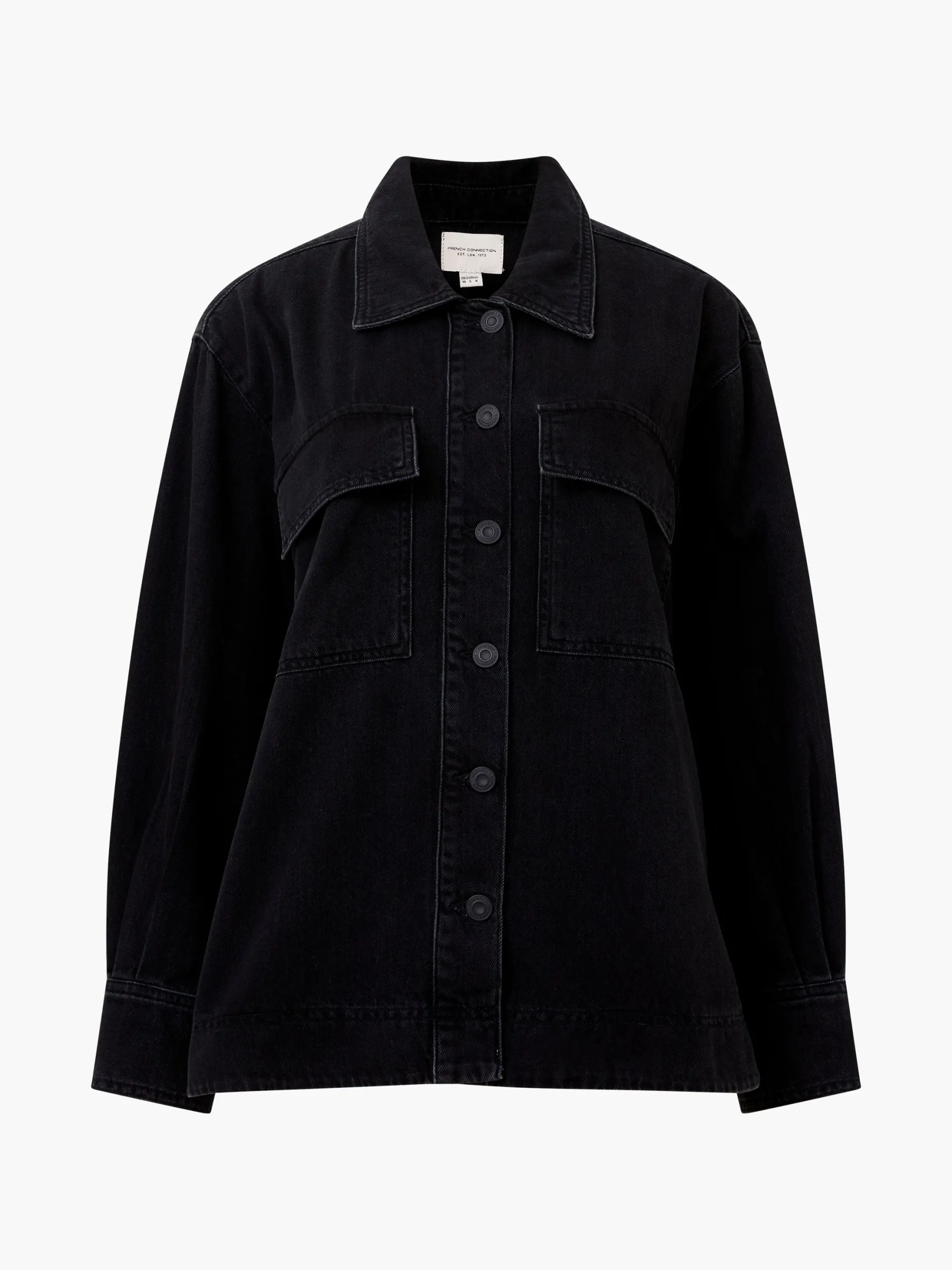 French Connection Tops|Shirts-Denver Denim Oversized Shacket