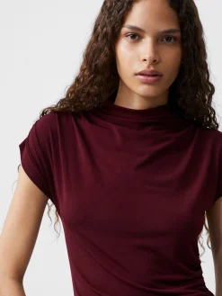 French Connection Dresses|Maxi Dresses-Draped Samira Mock Neck Dress
