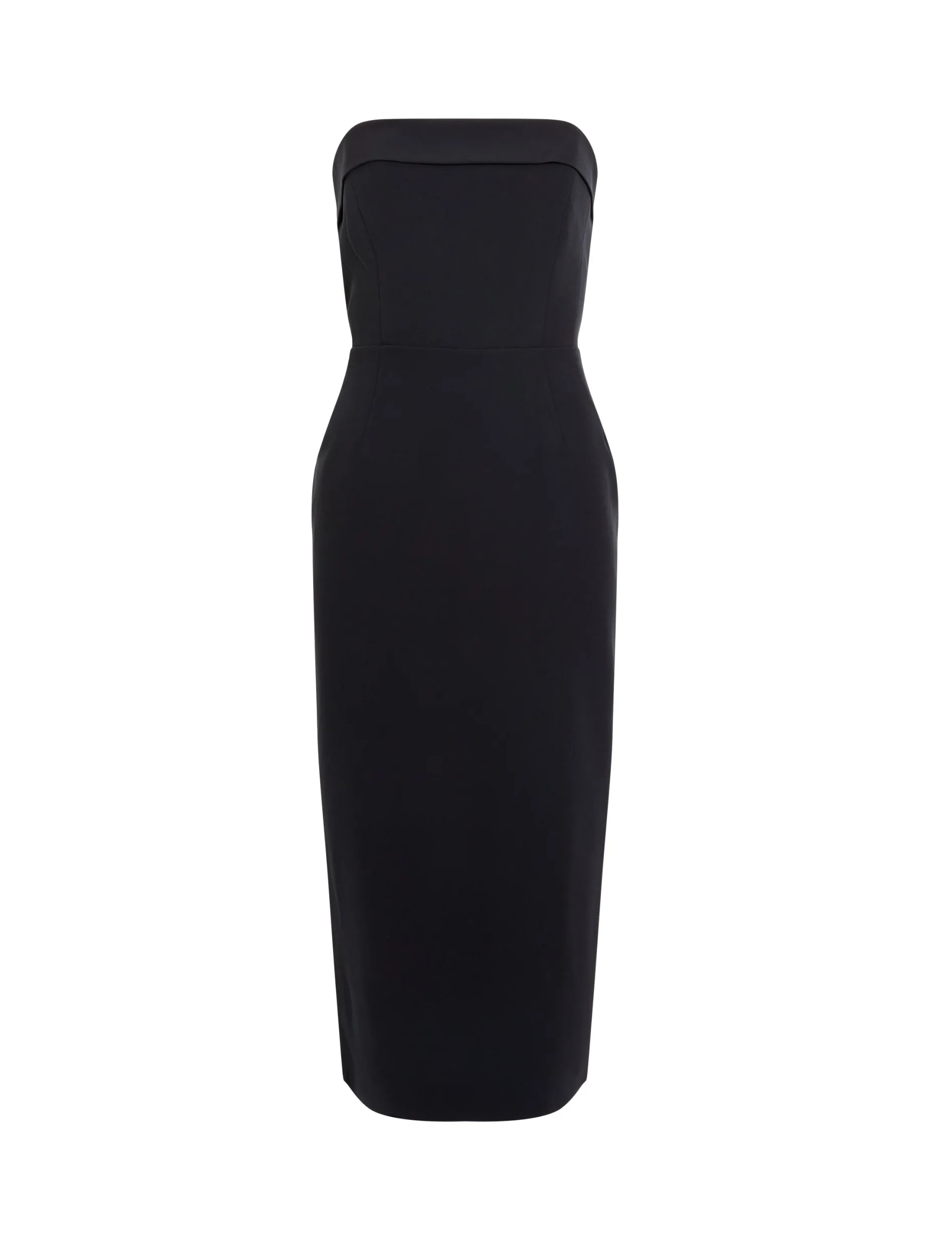 French Connection Party Dresses-Echo Crepe Strapless Midi Dress