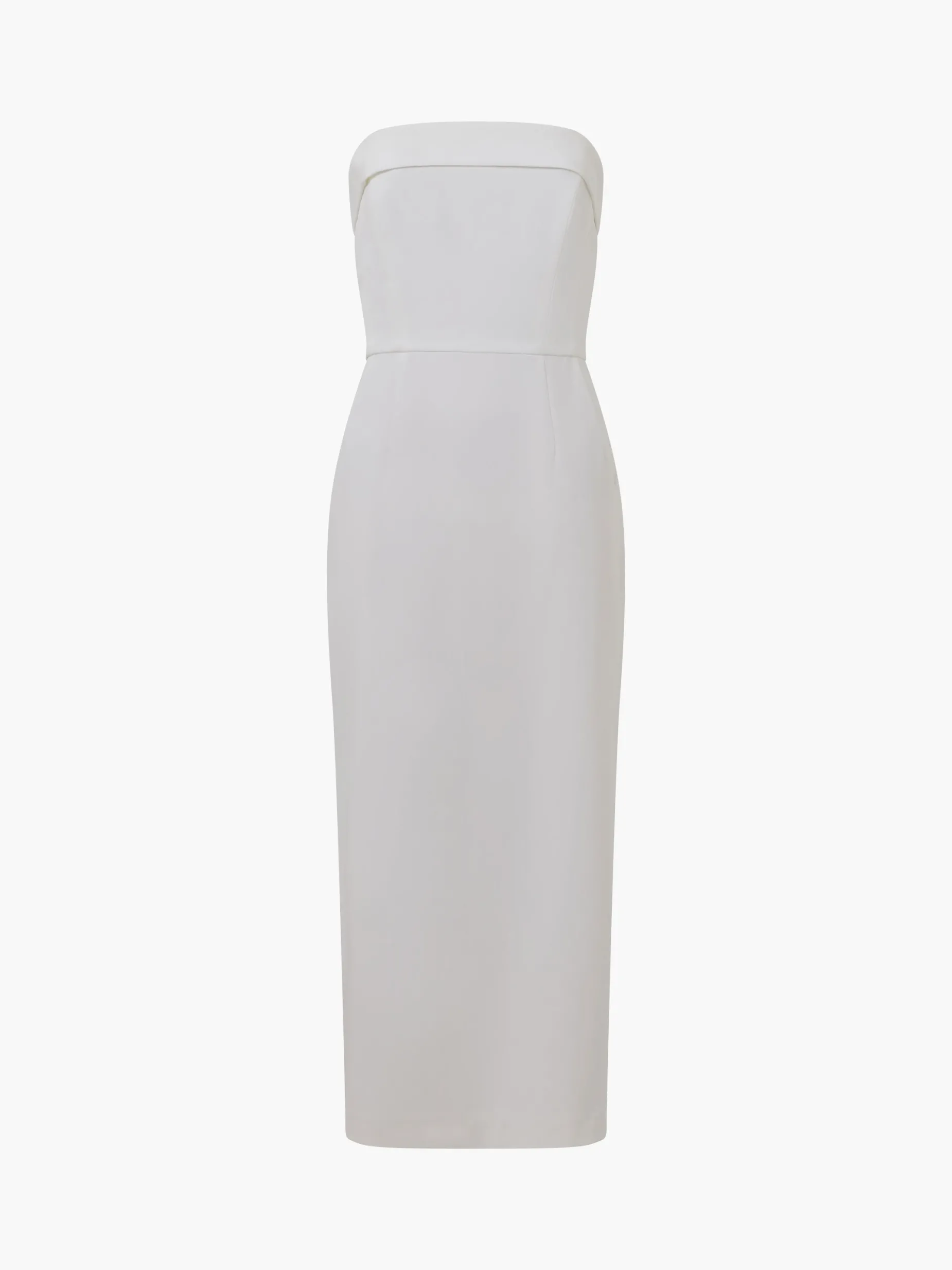 French Connection Party Dresses-Echo Crepe Strapless Midi Dress