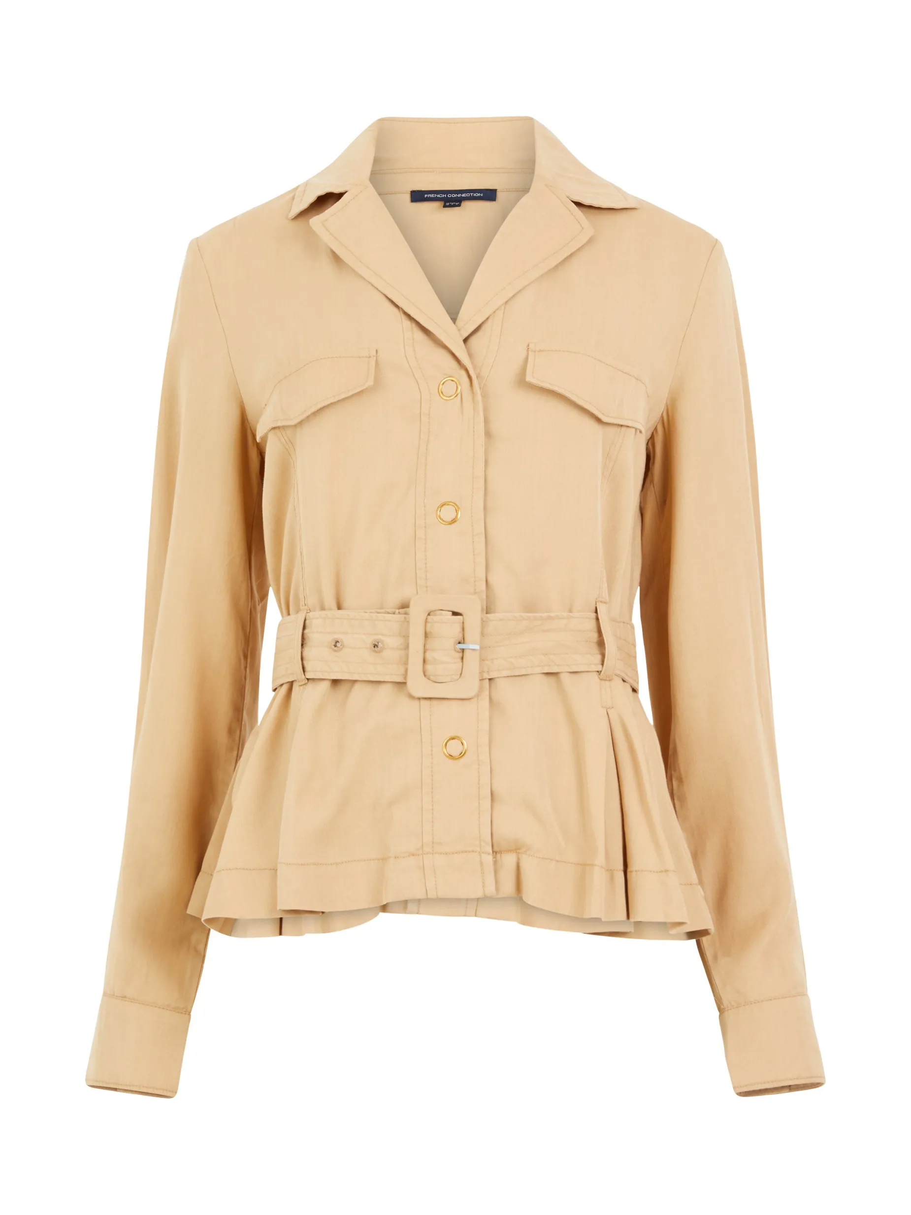 French Connection Co-Ords-Elkie Twill Belted Jacket