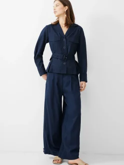 French Connection Co-Ords-Elkie Twill Belted Jacket