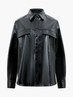French Connection Tops|Shirts-Emmett PU Overshirt
