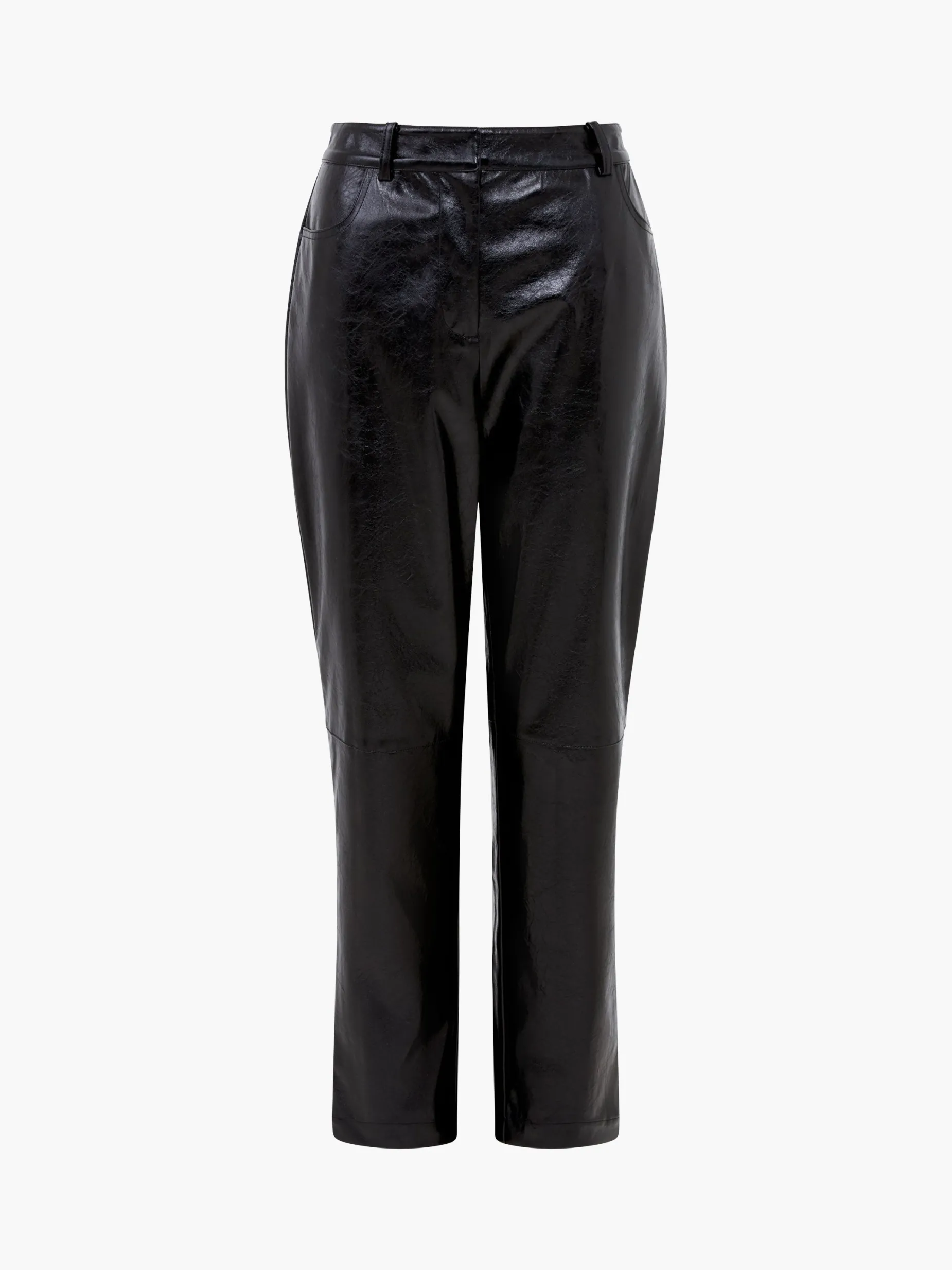 French Connection Trousers|Co-Ords-Emmett PU Tapered Trousers