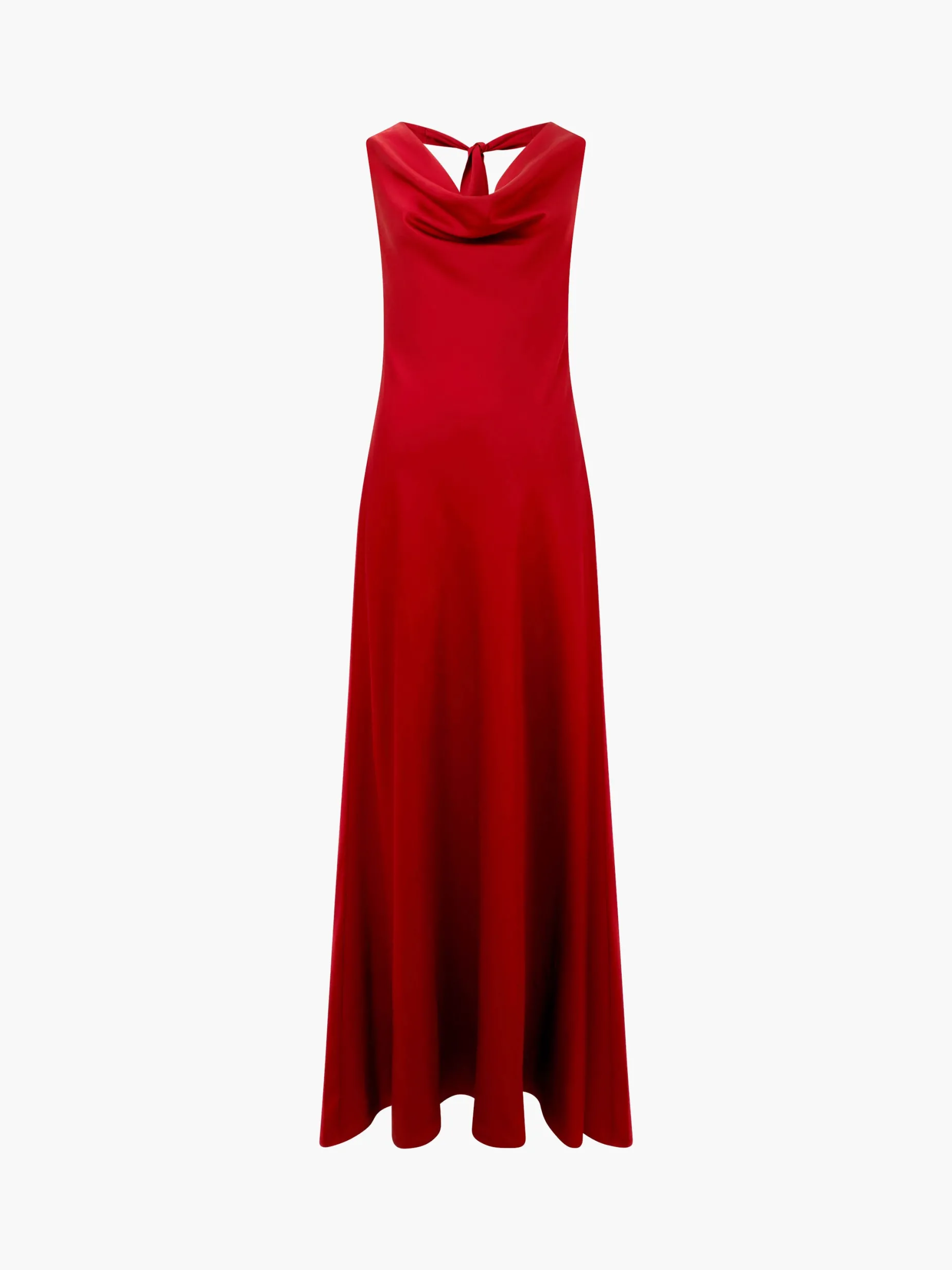 French Connection Dresses|Maxi Dresses-Ennis Eco Satin Halterneck Midi Dress