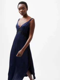 French Connection Party Dresses-Ennis Eco Satin Lace Dress