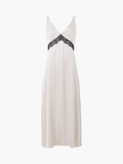 French Connection Party Dresses-Ennis Eco Satin Lace Dress