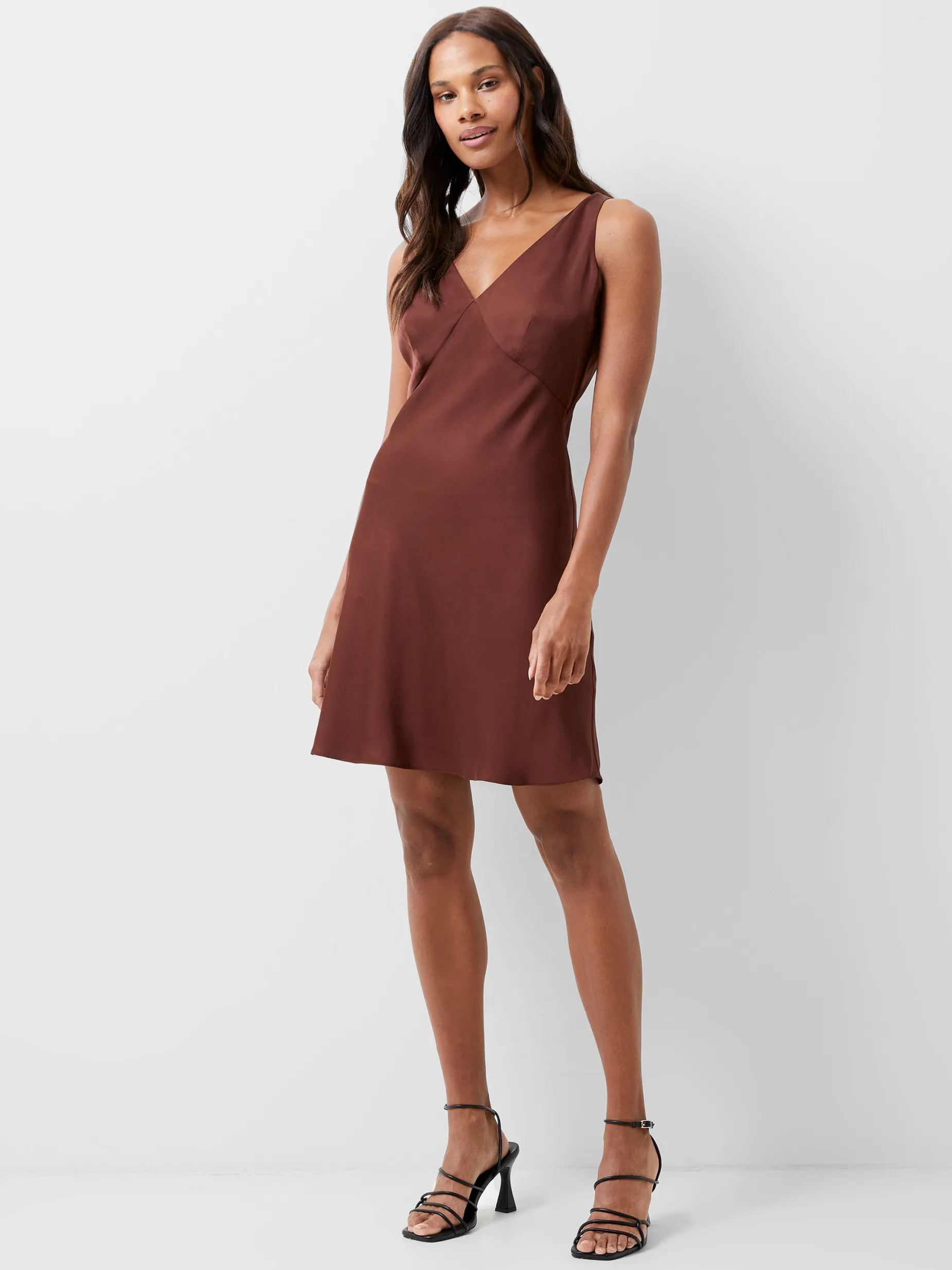 French Connection Party Dresses-Ennis Eco Satin Slip Mini Dress
