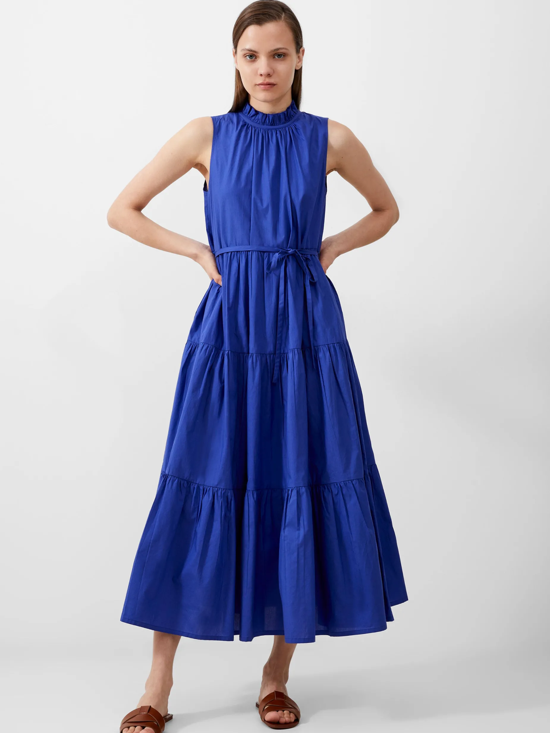 French Connection Maxi Dresses-Era Poplin Midi Dress