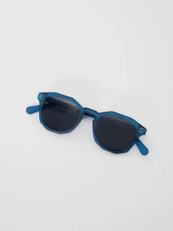 French Connection Sunglasses-Faceted Preppy Sunglasses