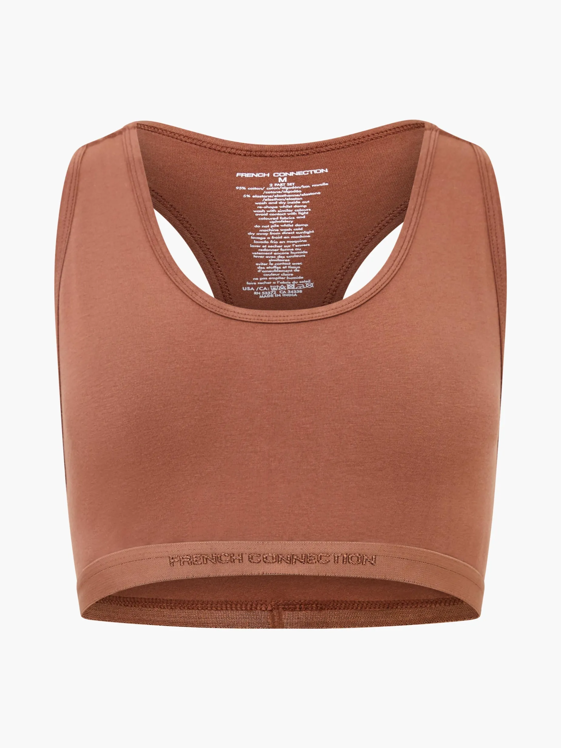 French Connection Underwear & Socks-Fc 2 Pack Crop Top Tonal