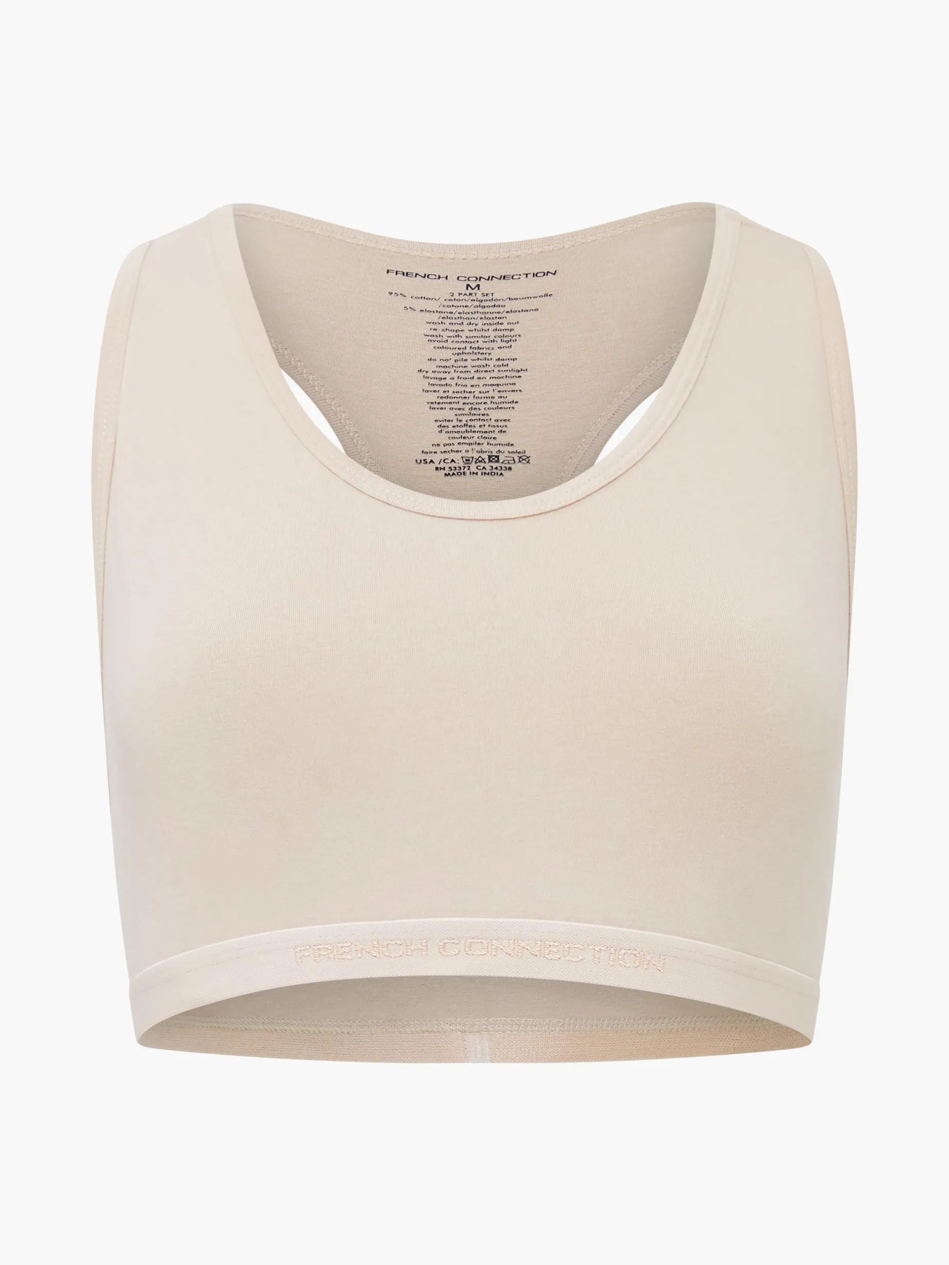 French Connection Underwear & Socks-Fc 2 Pack Crop Top Tonal