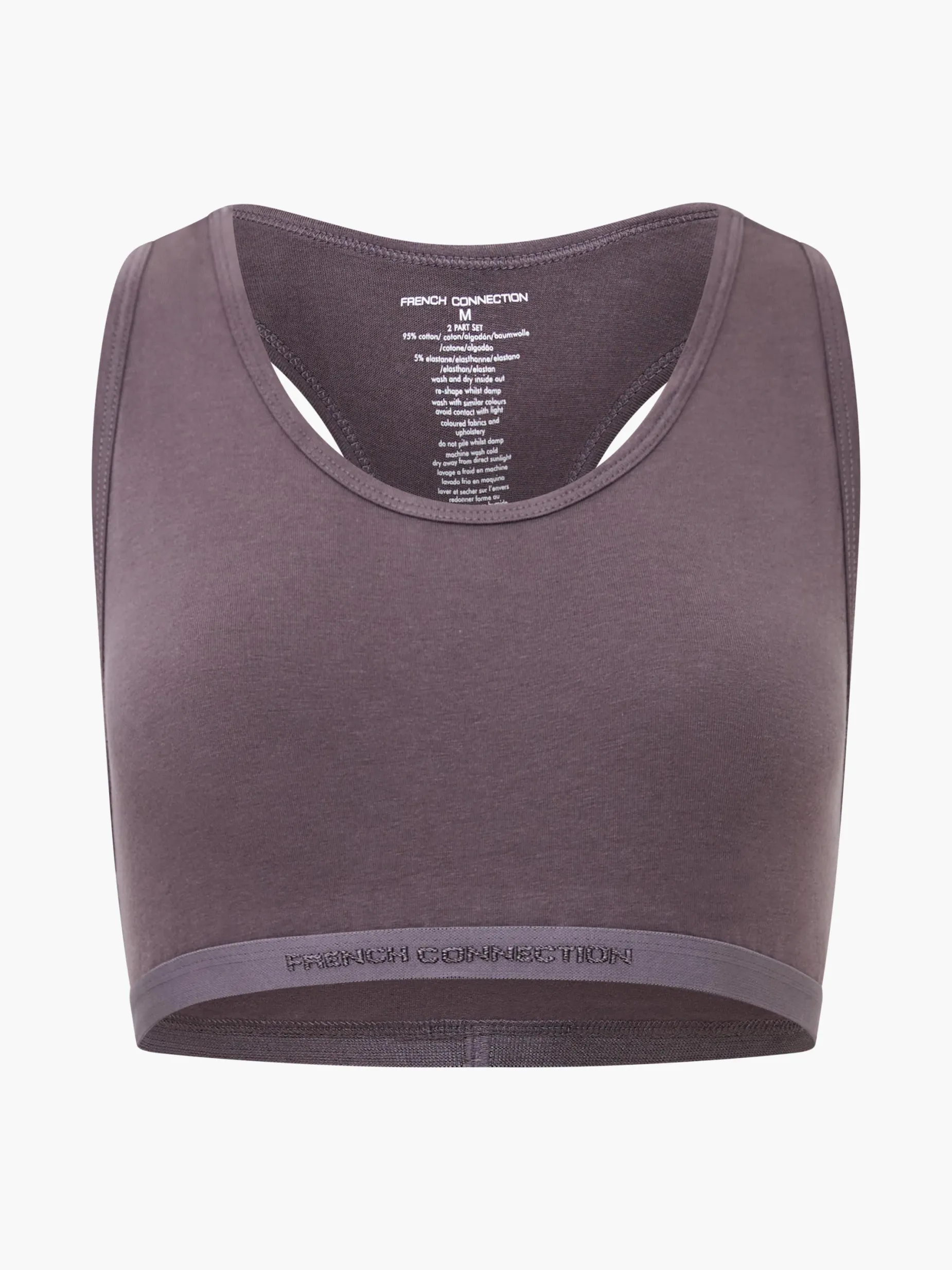 French Connection Underwear & Socks-Fc 2 Pack Crop Top Tonal