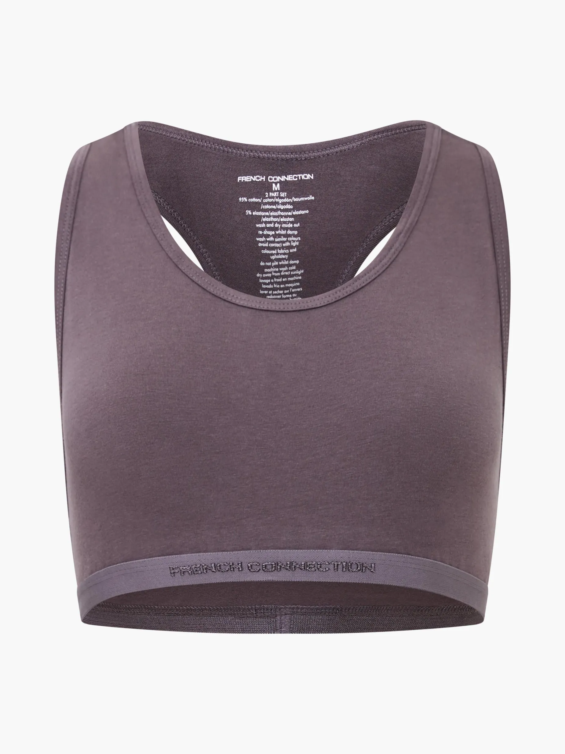 French Connection Underwear & Socks-Fc 2 Pack Crop Top Tonal