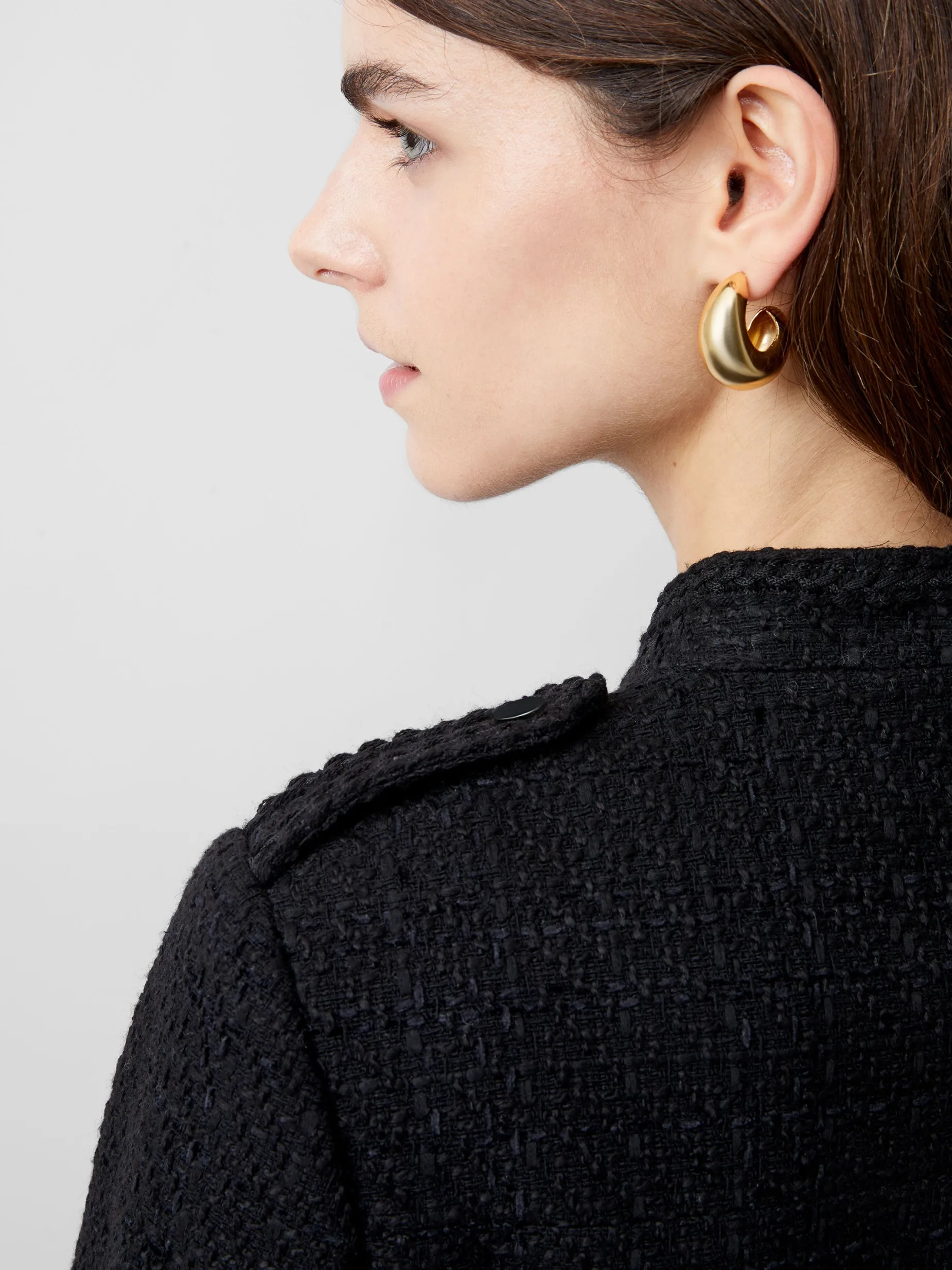 French Connection Coats & Jackets|Jeans & A Nice Top-Felice Tweed Military Jacket