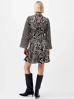French Connection Dresses|Mini Dresses-Fern Arie Pleated Ella Crepe Mini Dress