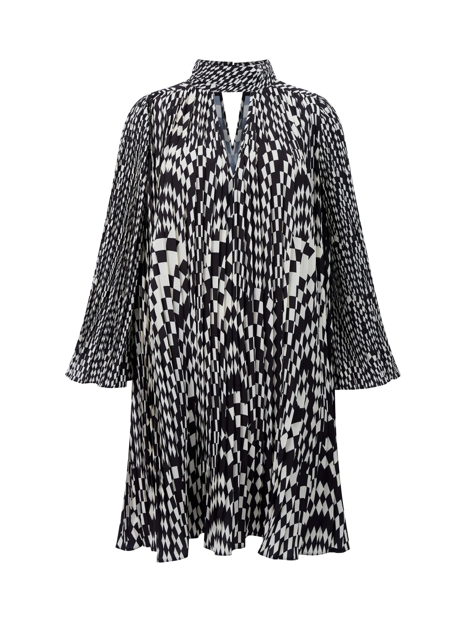 French Connection Dresses|Mini Dresses-Fern Arie Pleated Ella Crepe Mini Dress