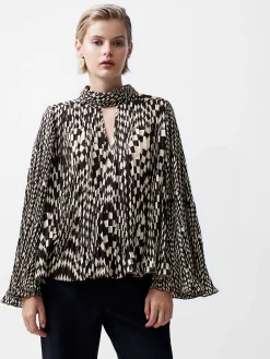 French Connection Tops|Jeans & A Nice Top-Fern Arie Pleated Ella Crepe Top
