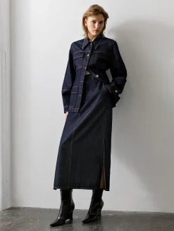 French Connection Coats & Jackets|Co-Ords-Finley Denim Jacket