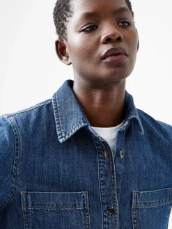 French Connection Tops|Shirts-Finley Denim Long Sleeve Shirt