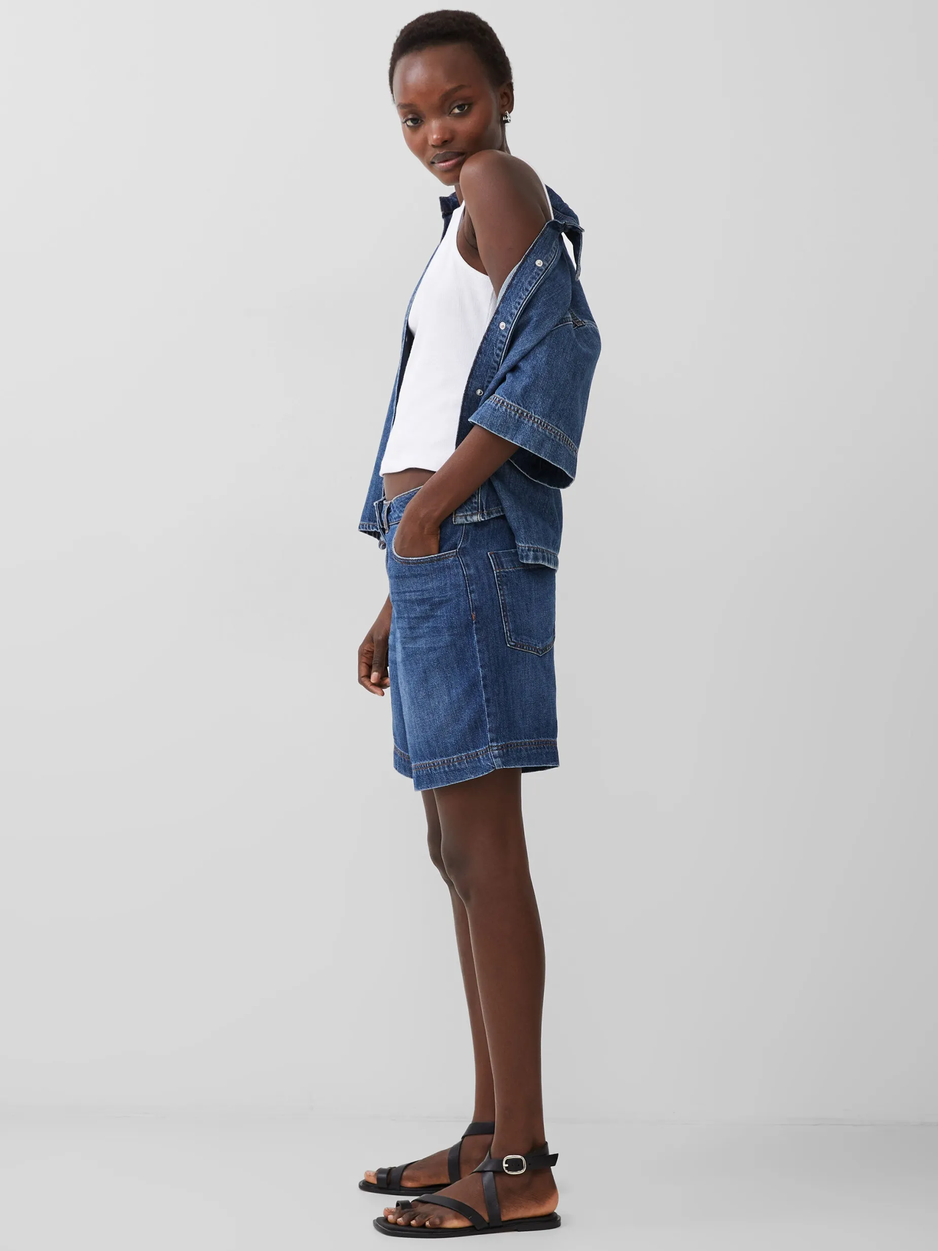 French Connection Skirts & Shorts-Finley Denim Shorts