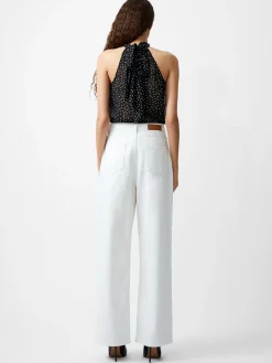 French Connection Trousers|Jeans-Finley Denim Wide Leg Jeans 32 Inch
