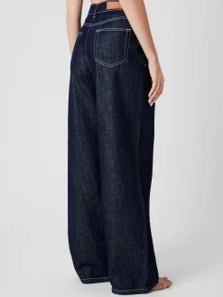 French Connection Trousers|Jeans-Finley Denim Wide Leg Jeans 32 Inch