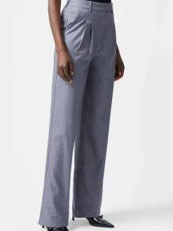 Women French Connection Trousers|Co-Ords-Fiorella Pinstripe Trousers