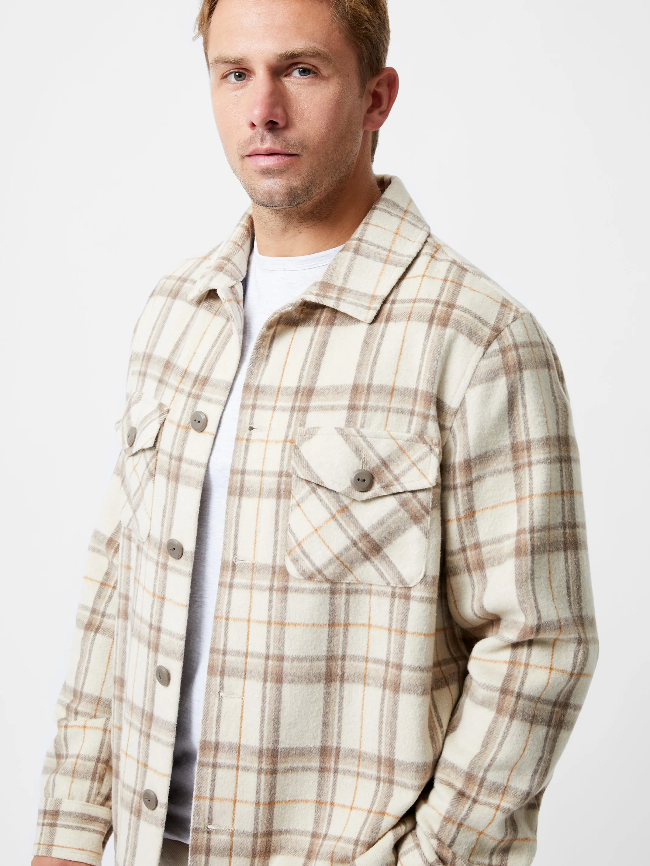 French Connection Coats & Jackets-Flannel Jacket