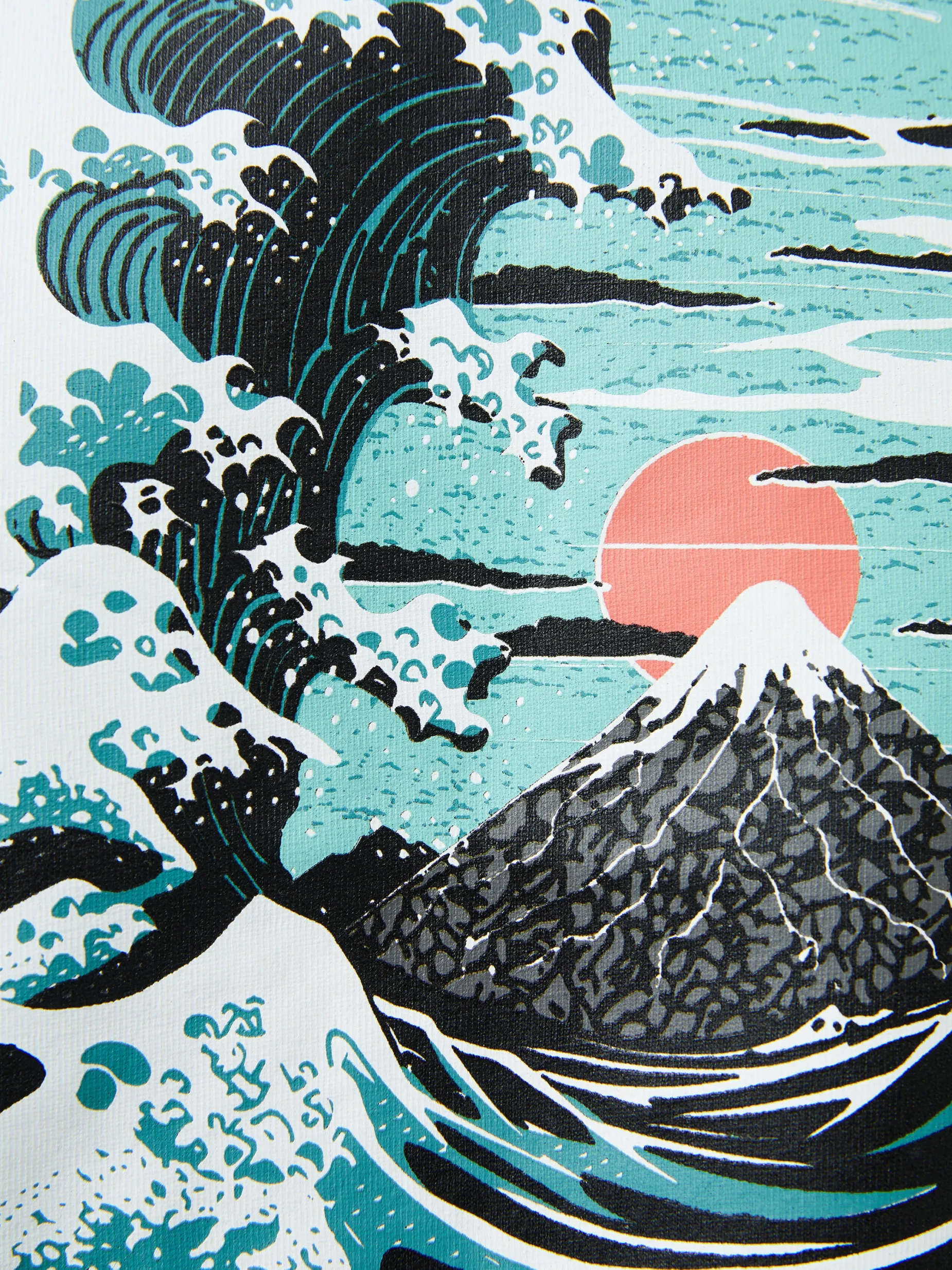 French Connection T-Shirts & Polo Shirts-Great Wave Organic Graphic T-Shirt