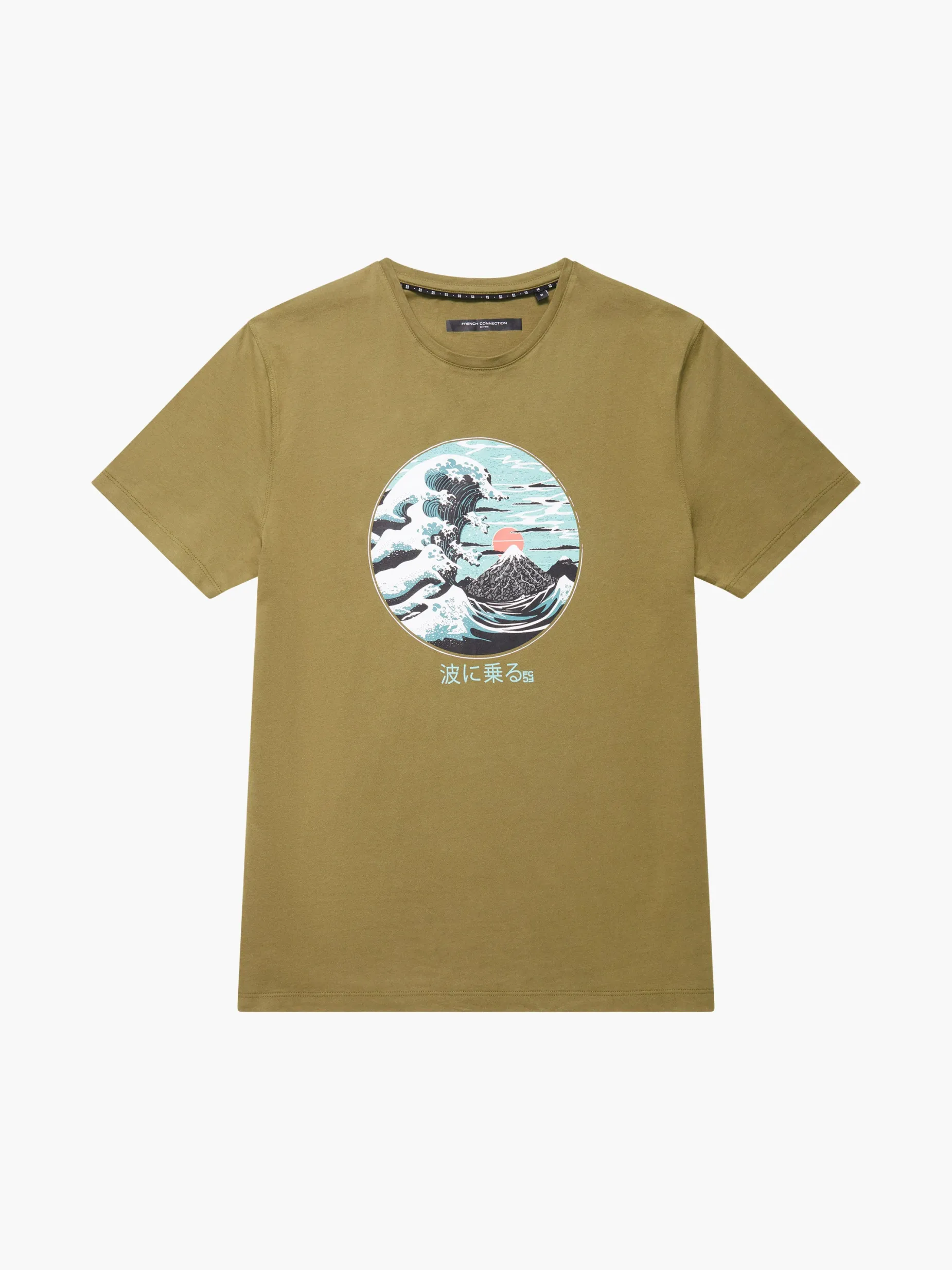 French Connection T-Shirts & Polo Shirts-Great Wave Organic Graphic T-Shirt