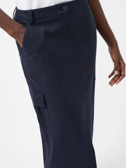 Women French Connection Skirts & Shorts|Co-Ords-Hailey Pinstripe Cargo Skirt