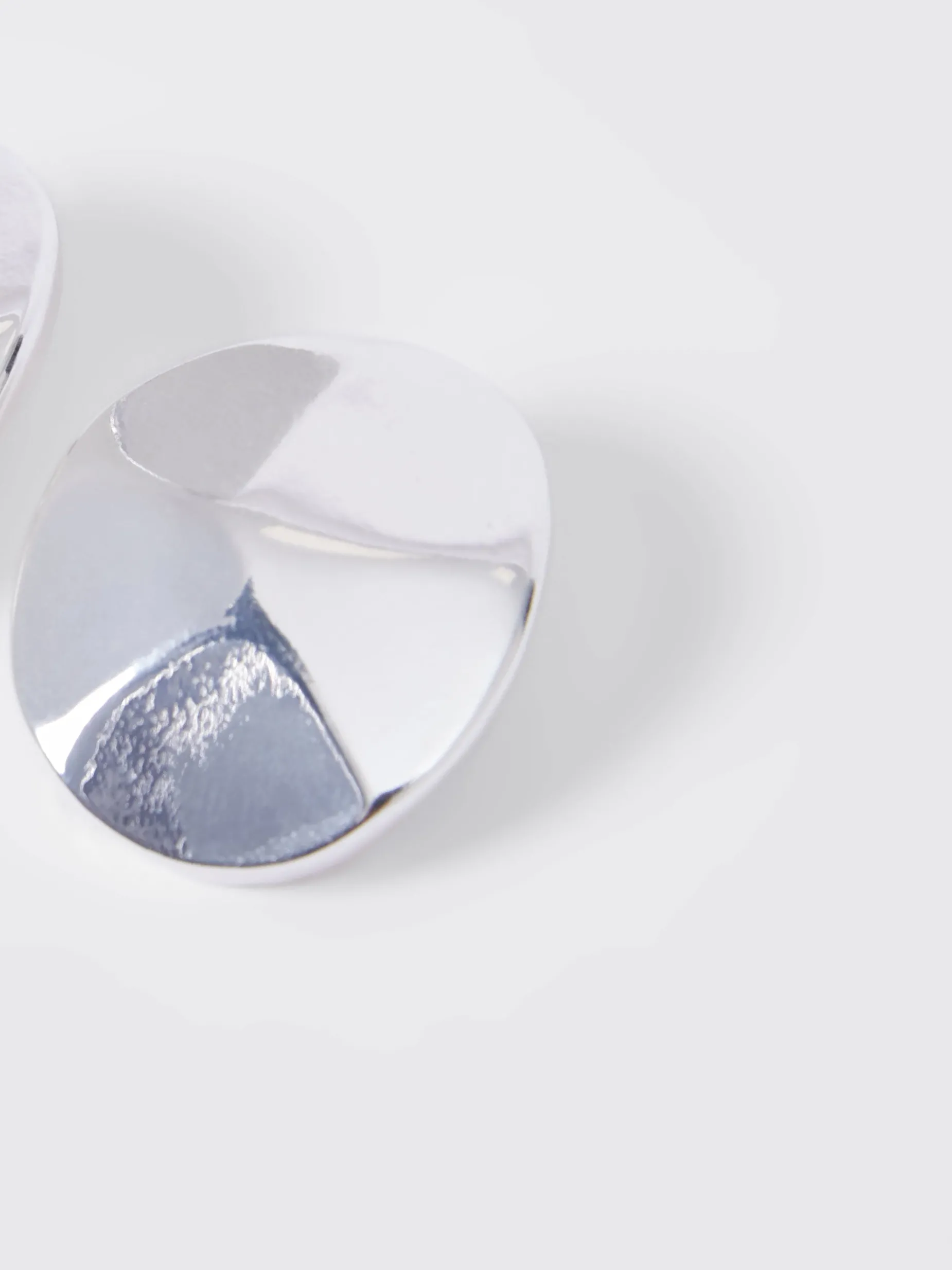 Women French Connection Jewellery|Jewellery-Hammered Circular Disc Stud Earrings