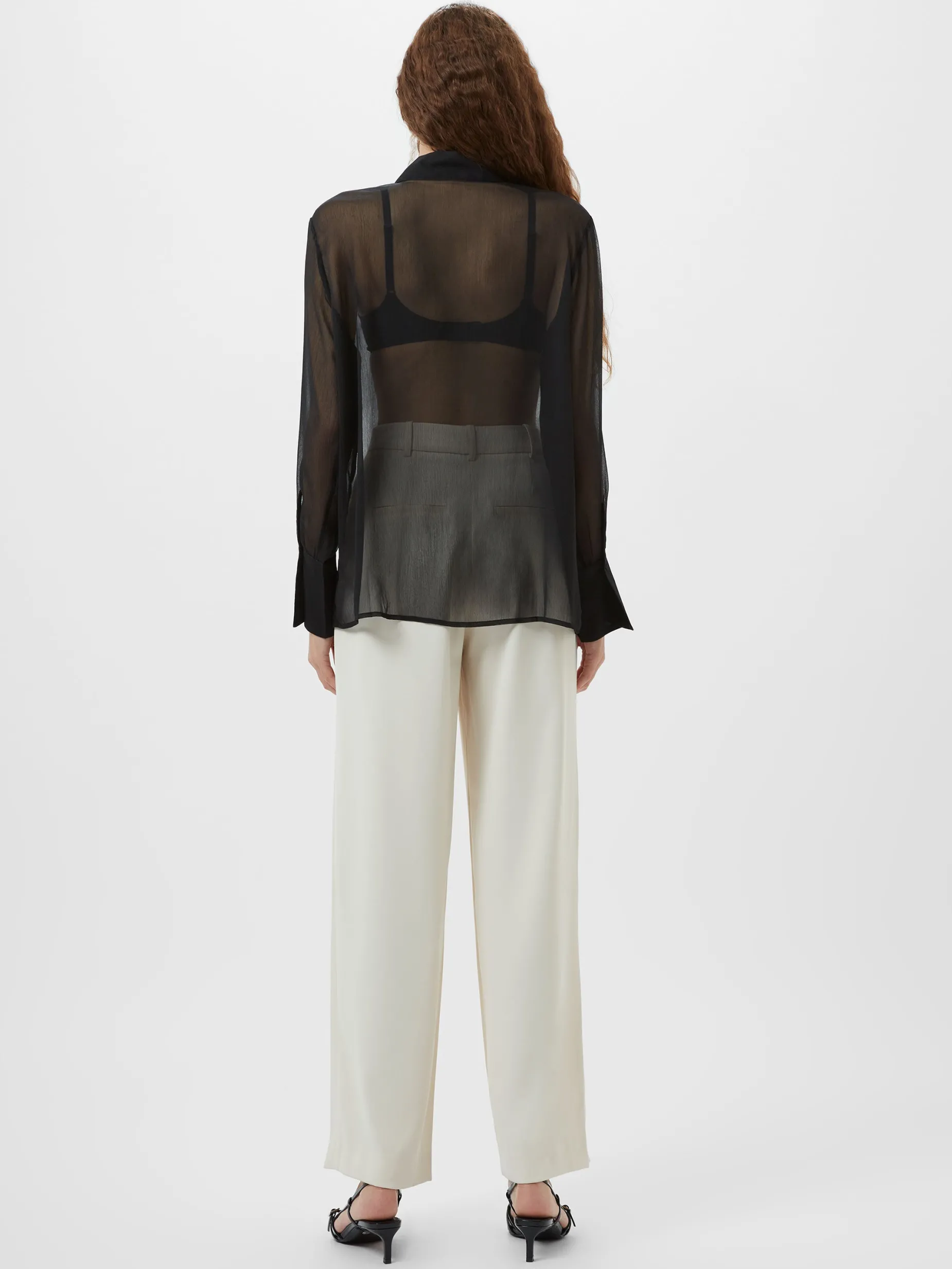 French Connection Tops|Shirts-Hana Adalynn Sequin Bib Shirt