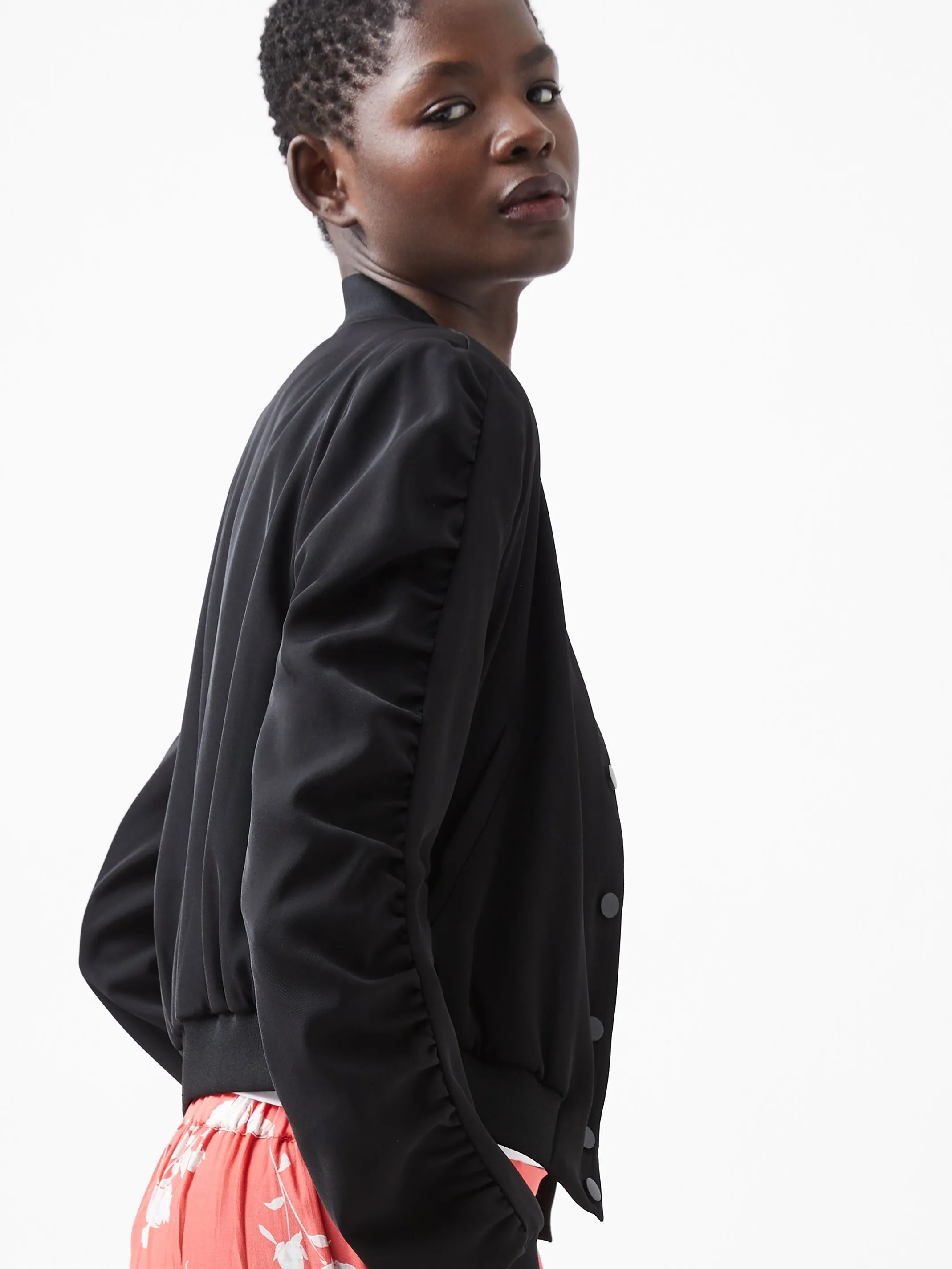 French Connection Coats & Jackets-Harrie Suiting Bomber Jacket