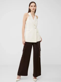 Women French Connection Co-Ords|Suits-Harrie Suiting Halterneck Waistcoat