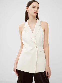 Women French Connection Co-Ords|Suits-Harrie Suiting Halterneck Waistcoat