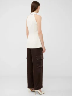 Women French Connection Co-Ords|Suits-Harrie Suiting Halterneck Waistcoat