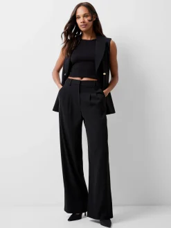 Women French Connection Co-Ords|Suits-Harrie Tailored Double Breasted Waistcoat