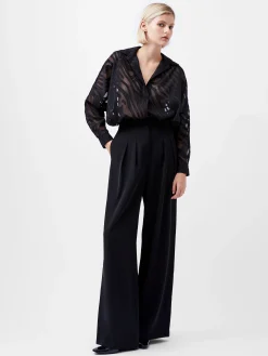 Women French Connection Trousers|Co-Ords-Harrie Tailored Wide Leg Trousers