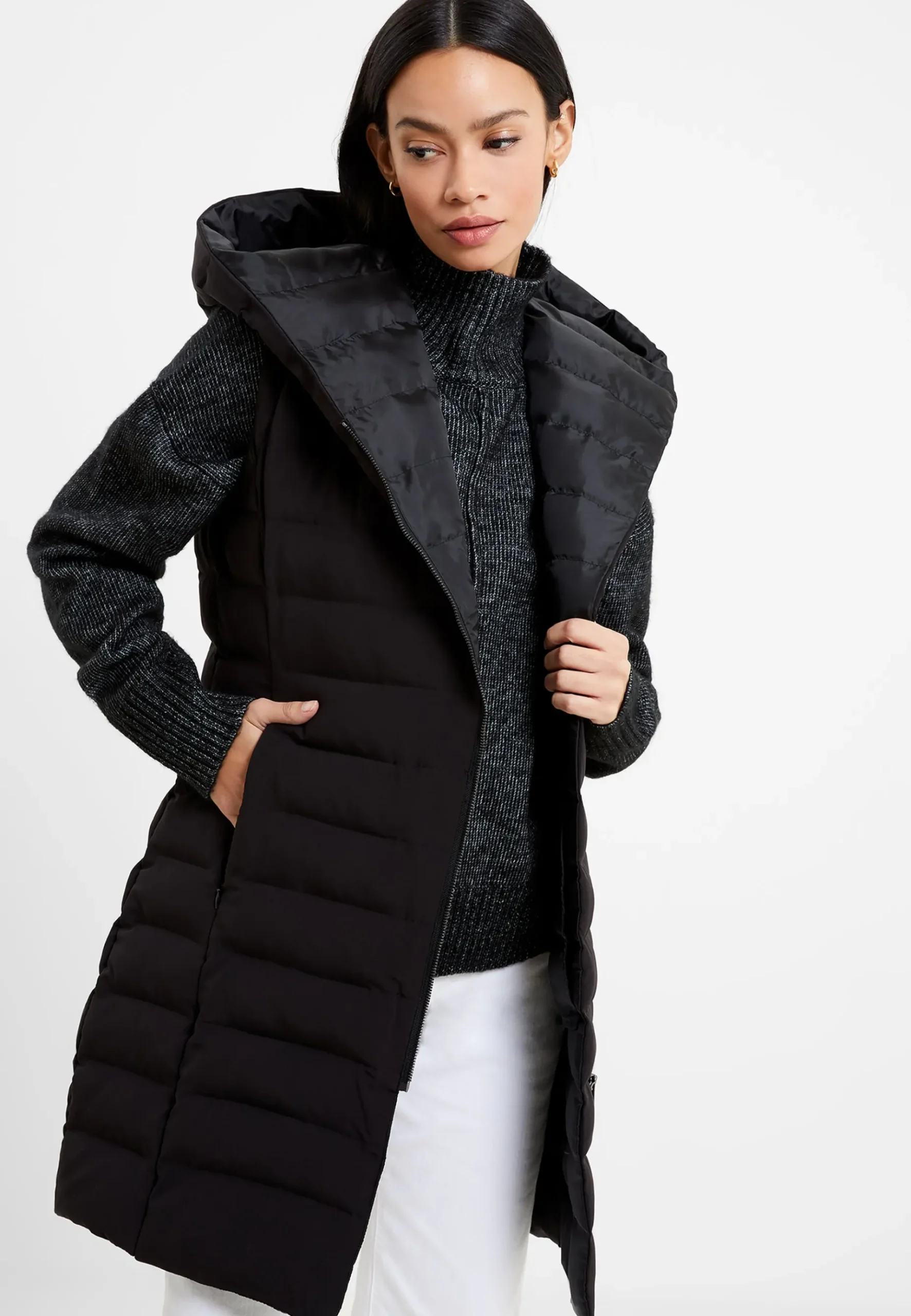 French Connection Coats & Jackets-Iolini Puffer Midi Gilet