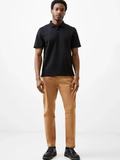 French Connection T-Shirts & Polo Shirts-Jacquard Short Sleeve Polo Shirt