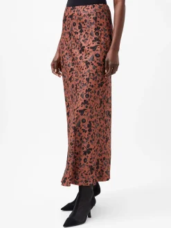 French Connection Skirts & Shorts|Skirts-Jeannie Ennis Eco Satin Maxi Skirt
