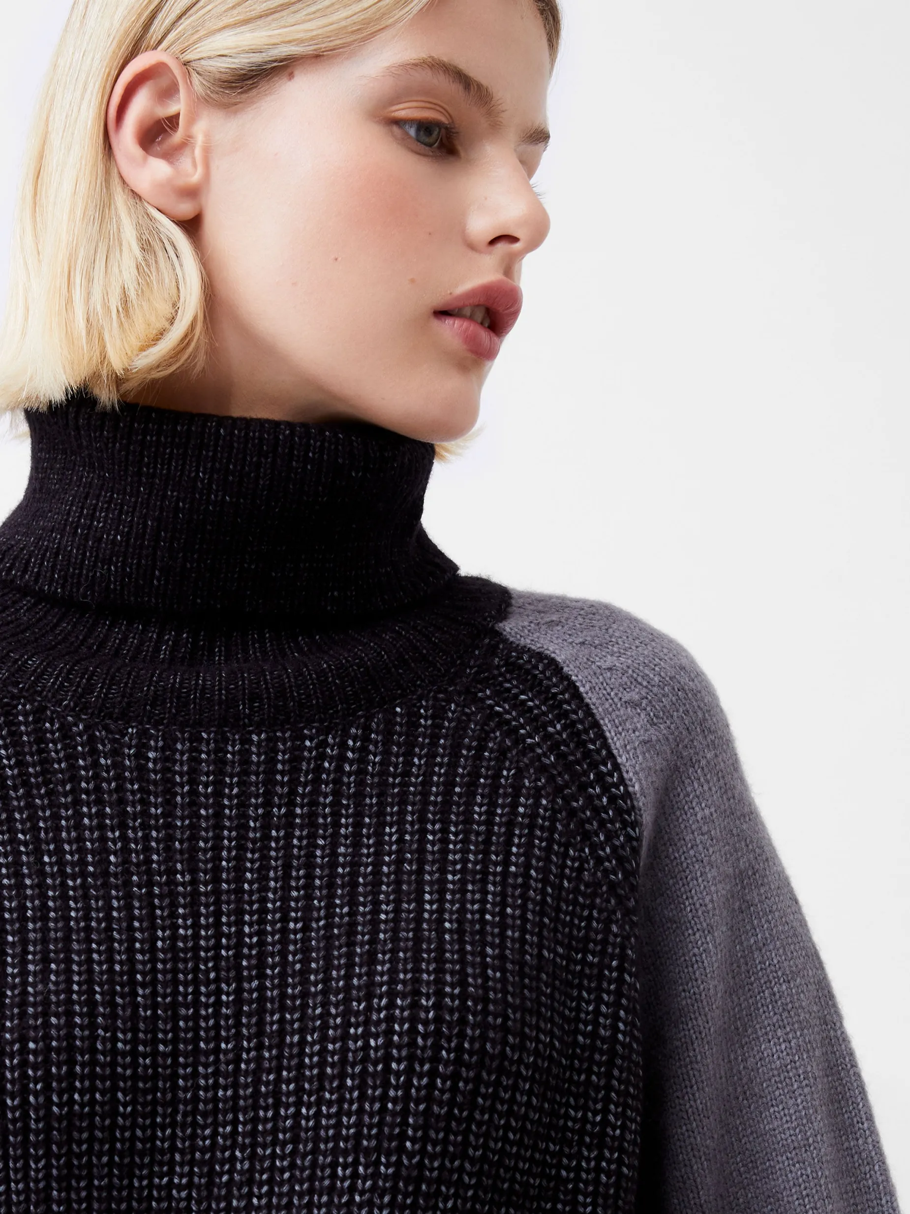 French Connection Jumpers & Cardigans-Kessy High Neck Knit Jumper