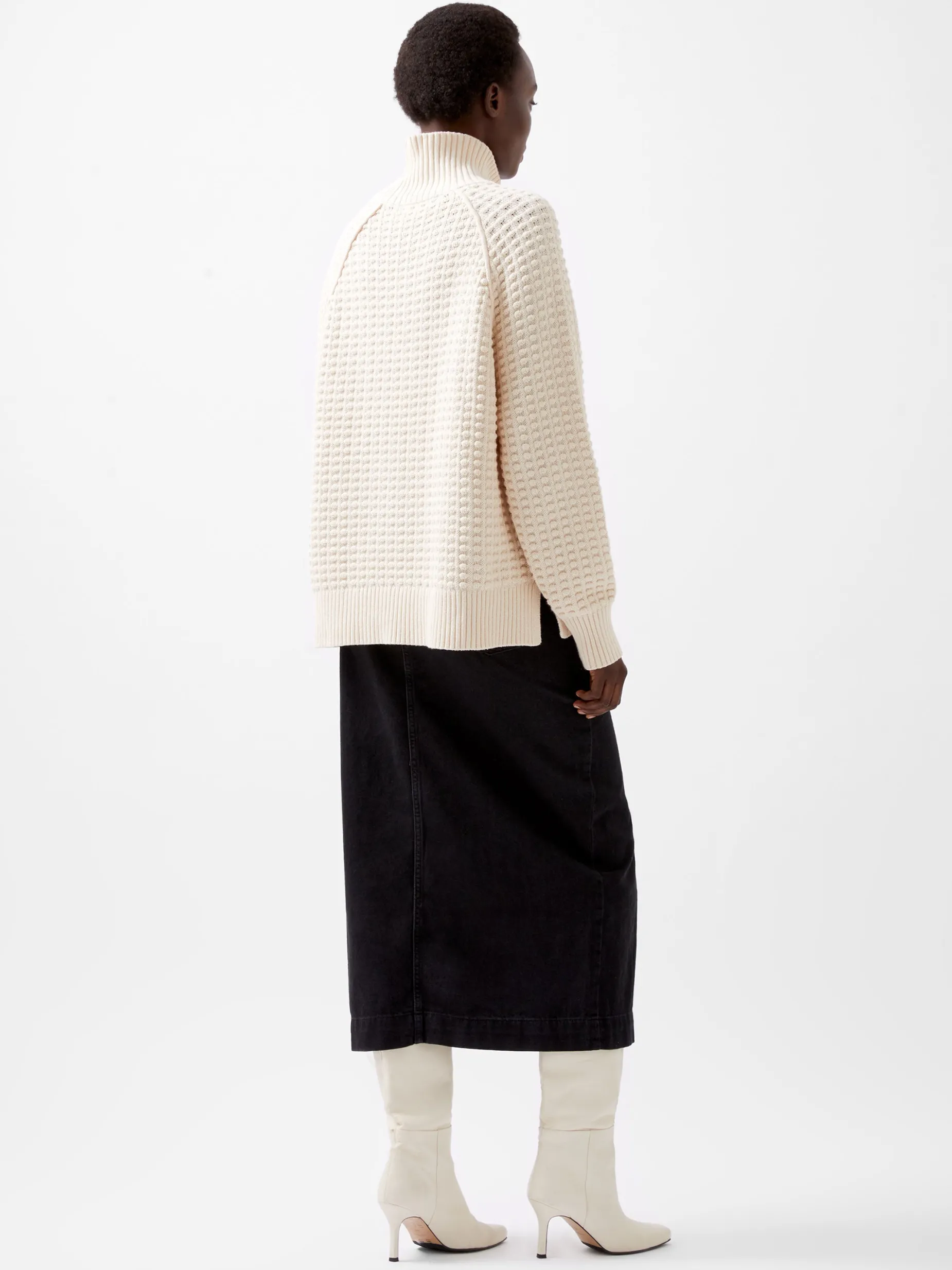 French Connection Jumpers & Cardigans-Keya Popcorn Knit Mozart Jumper