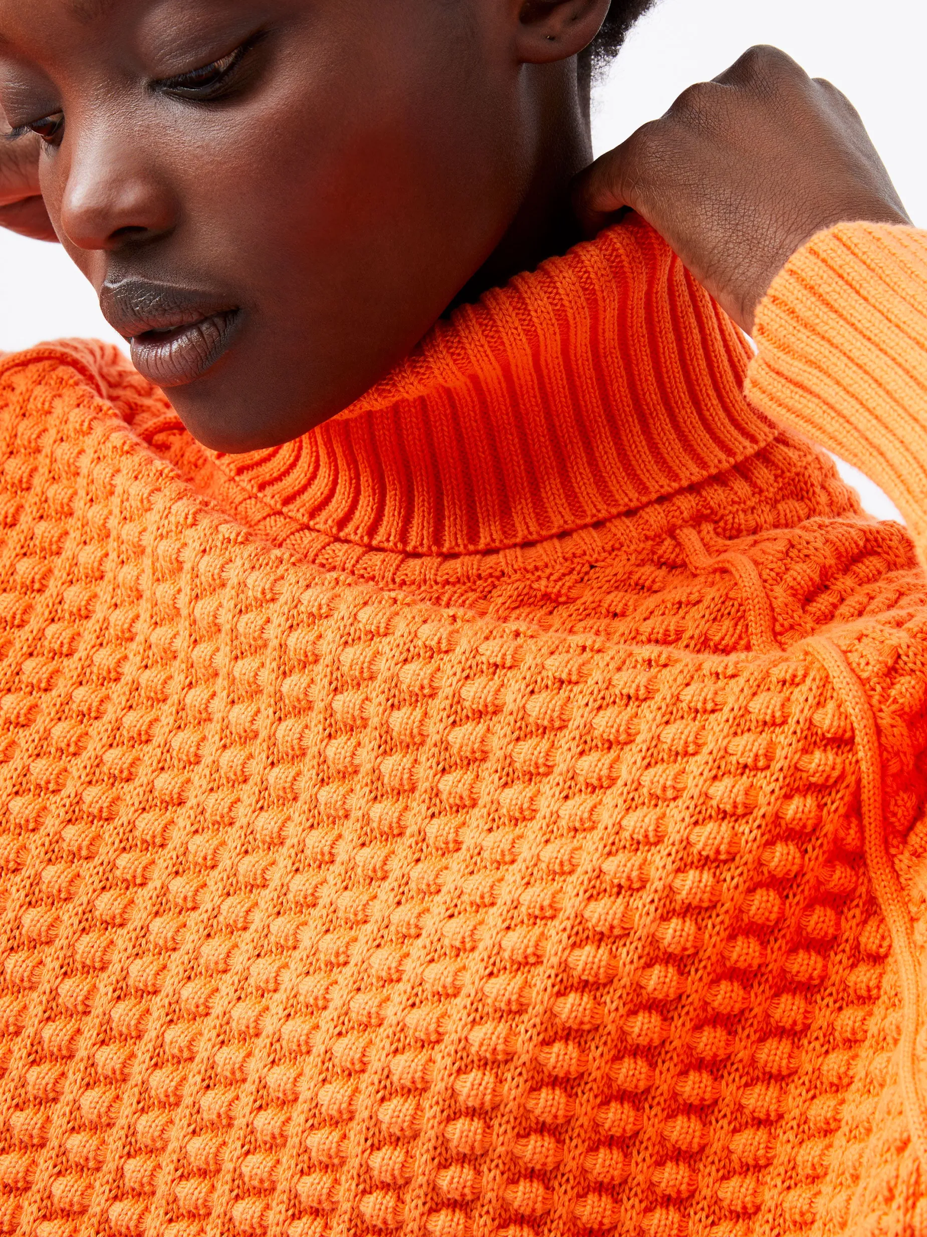 French Connection Jumpers & Cardigans-Keya Popcorn Knit Mozart Jumper
