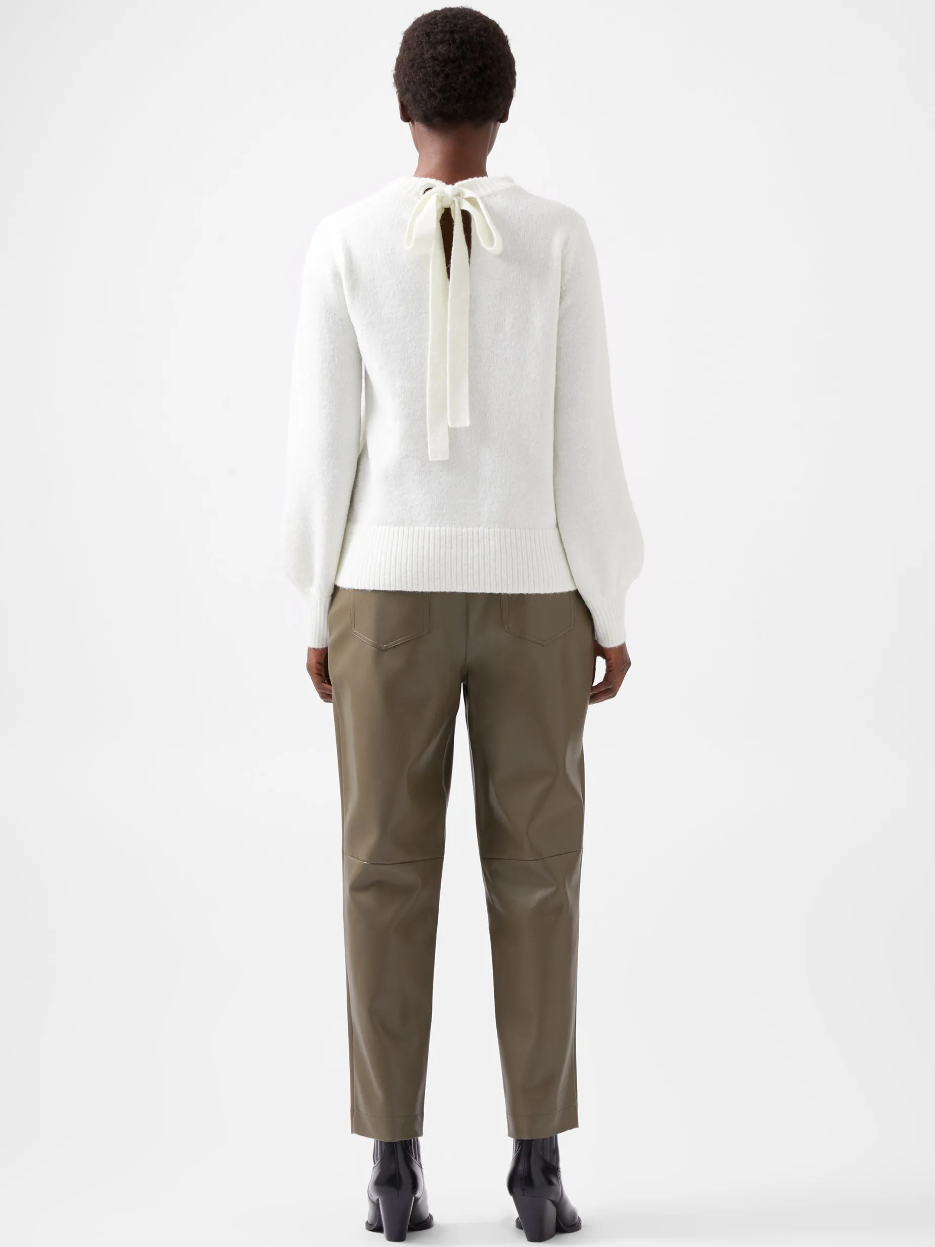 French Connection Jumpers & Cardigans-Kezia Recycled Back Eyelet Jumper