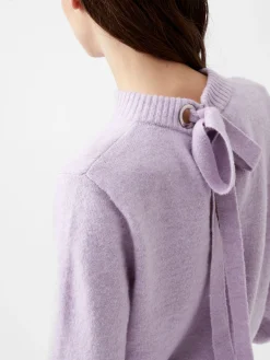 French Connection Jumpers & Cardigans-Kezia Recycled Back Eyelet Jumper
