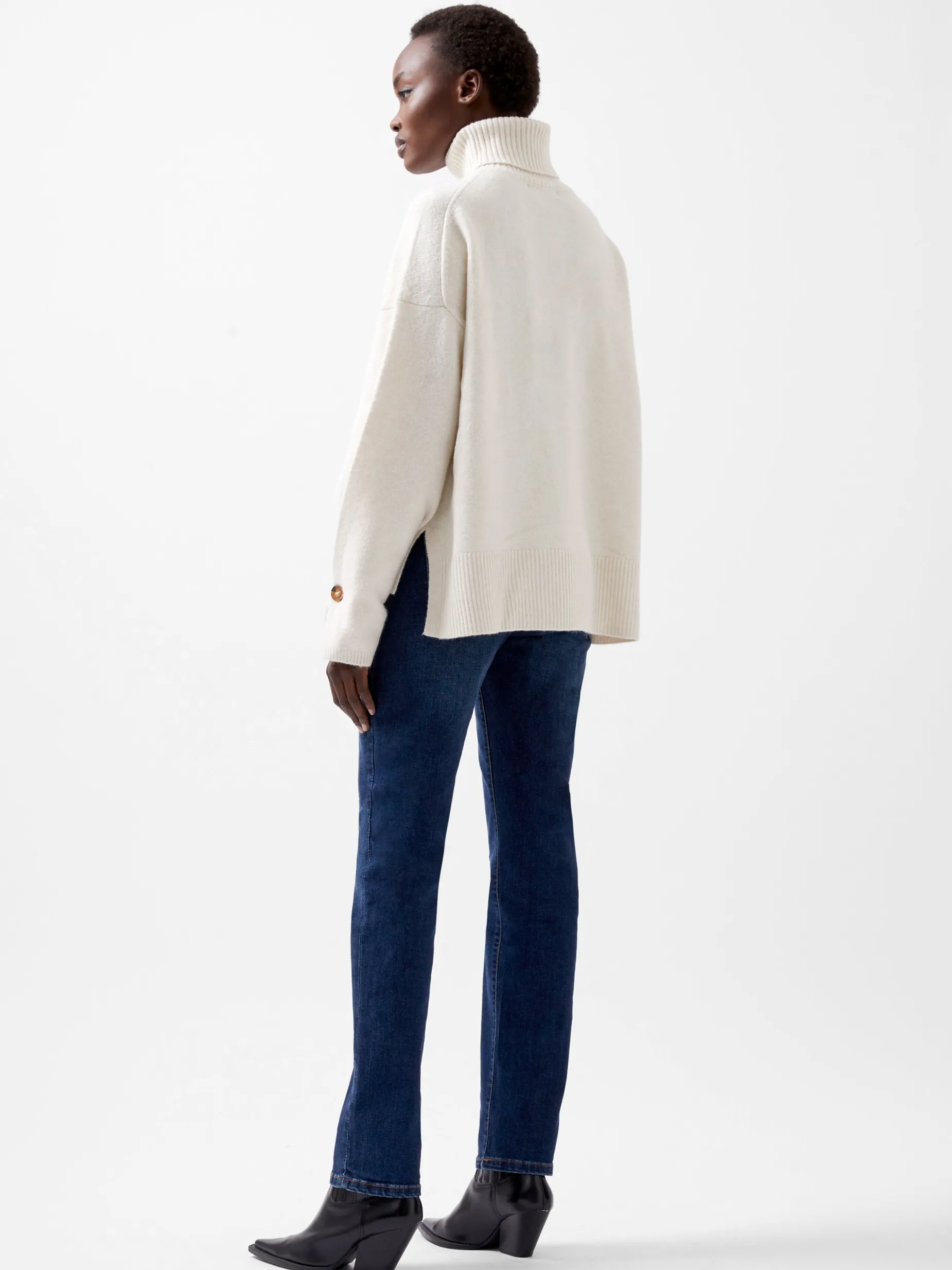French Connection Jumpers & Cardigans-Kezia Recycled Roll Neck Jumper