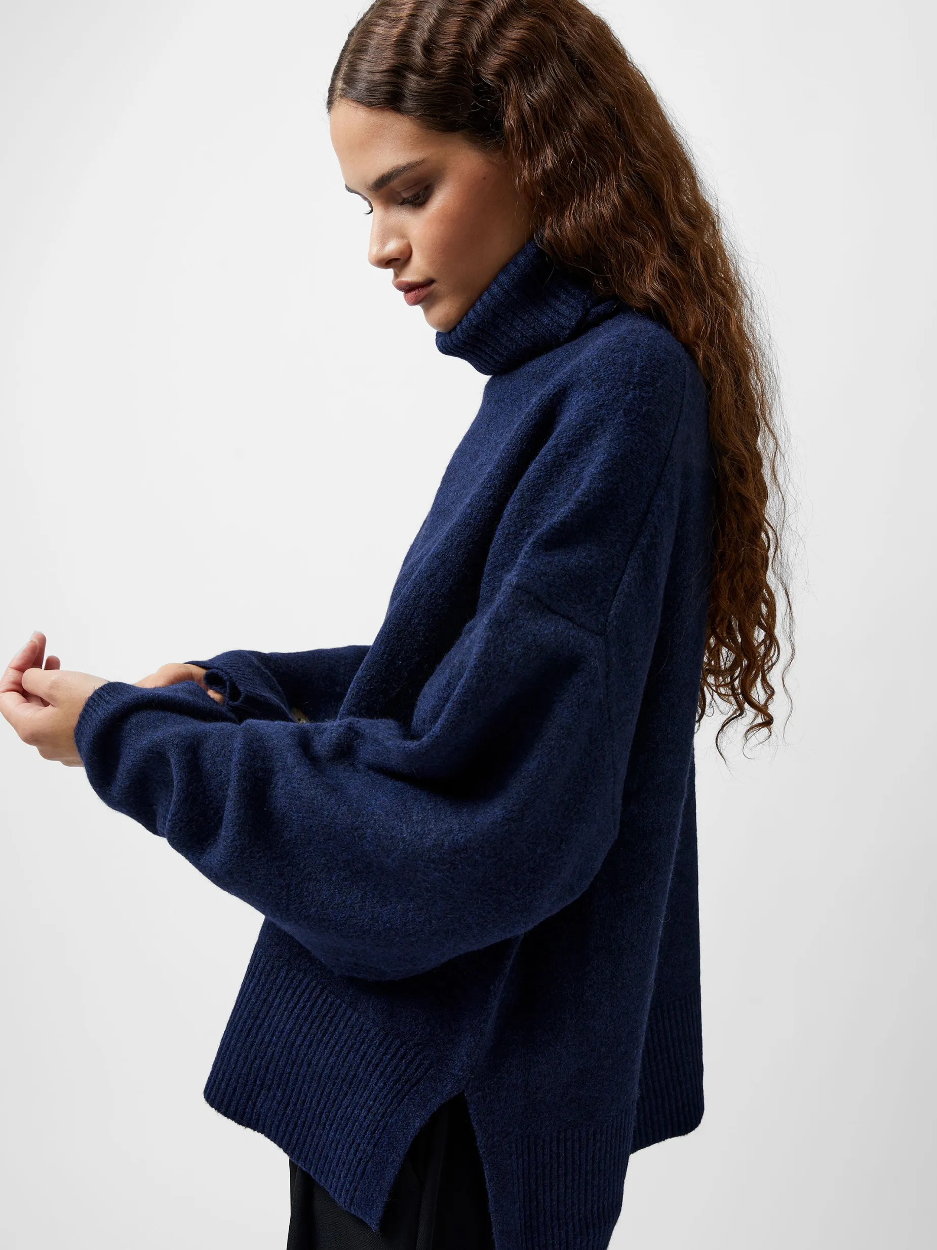French Connection Jumpers & Cardigans-Kezia Recycled Roll Neck Jumper